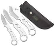 Kit de 3 cuchillos desolladores de la gama Sport­man de Remington.